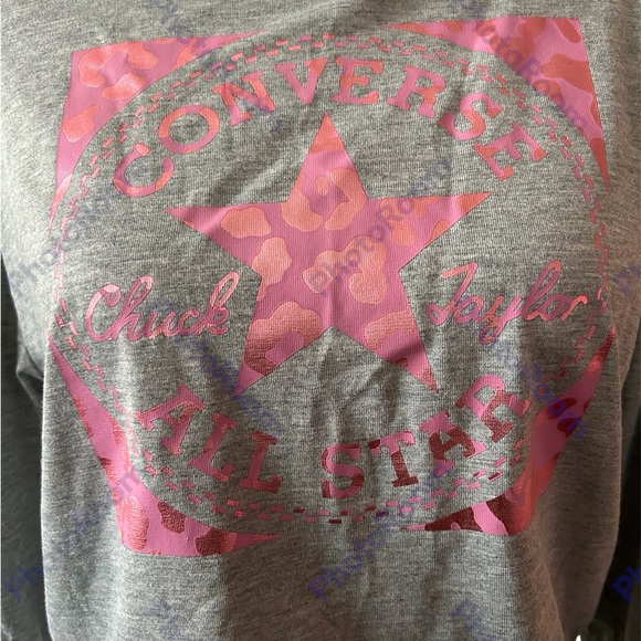 Girls Large Converse Shirt - Picture 2 of 5